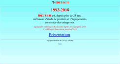 Desktop Screenshot of idetech.com